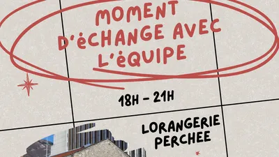 Moment d'échange avec l'équipe