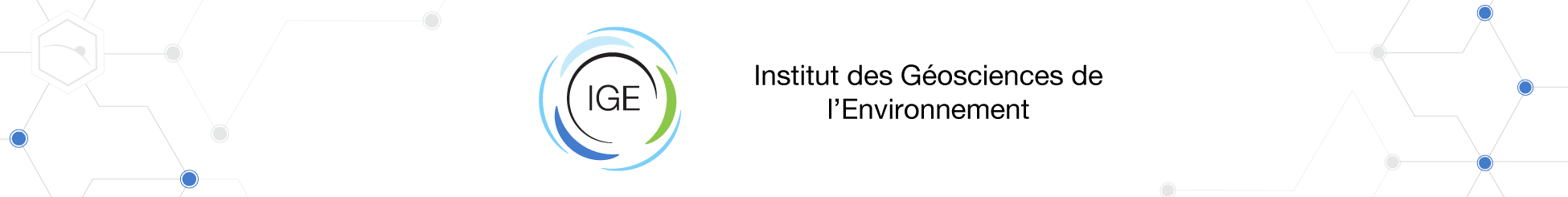 Logo IGE - Institut des Geosciences de l'Environnement