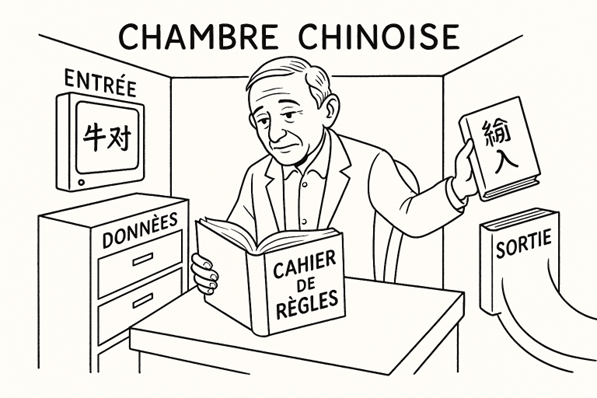 Illustration du principe de chambre chinoise
